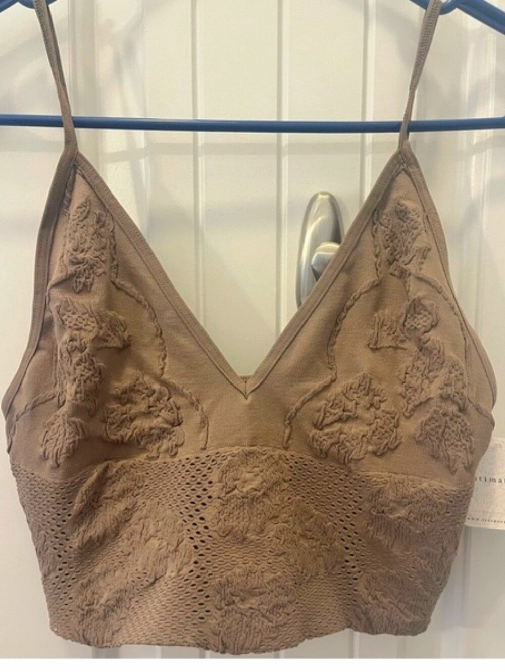 Free People CANDY Seamless Bra in SAND Med/Large